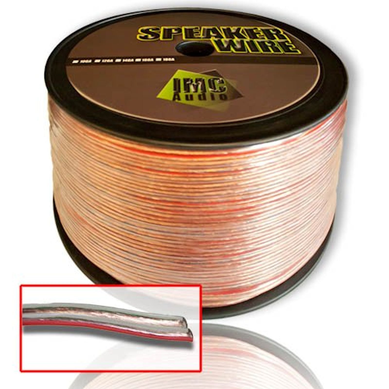 IMCオーディオ100フィート12?GAゲージクリア2?Conductorスピーカーワイヤオ(未使用品) Amazon | IMC AUDIO 100フィート 12GAゲージ クリア 2コンダクター